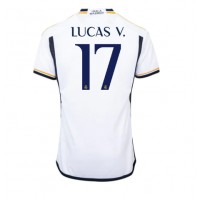 Fotballdrakt Herre Real Madrid Lucas Vazquez #17 Hjemmedrakt 2023-24 Kortermet